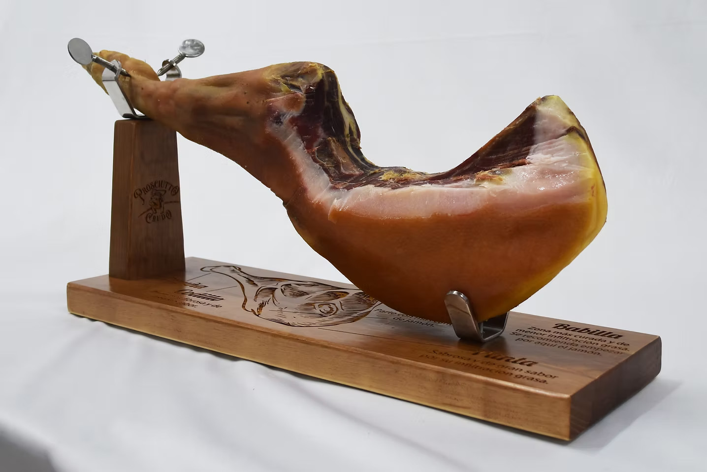 生ハム台 レーザー彫刻