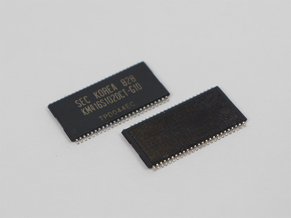 ICの型番をレーザーで消去した検証