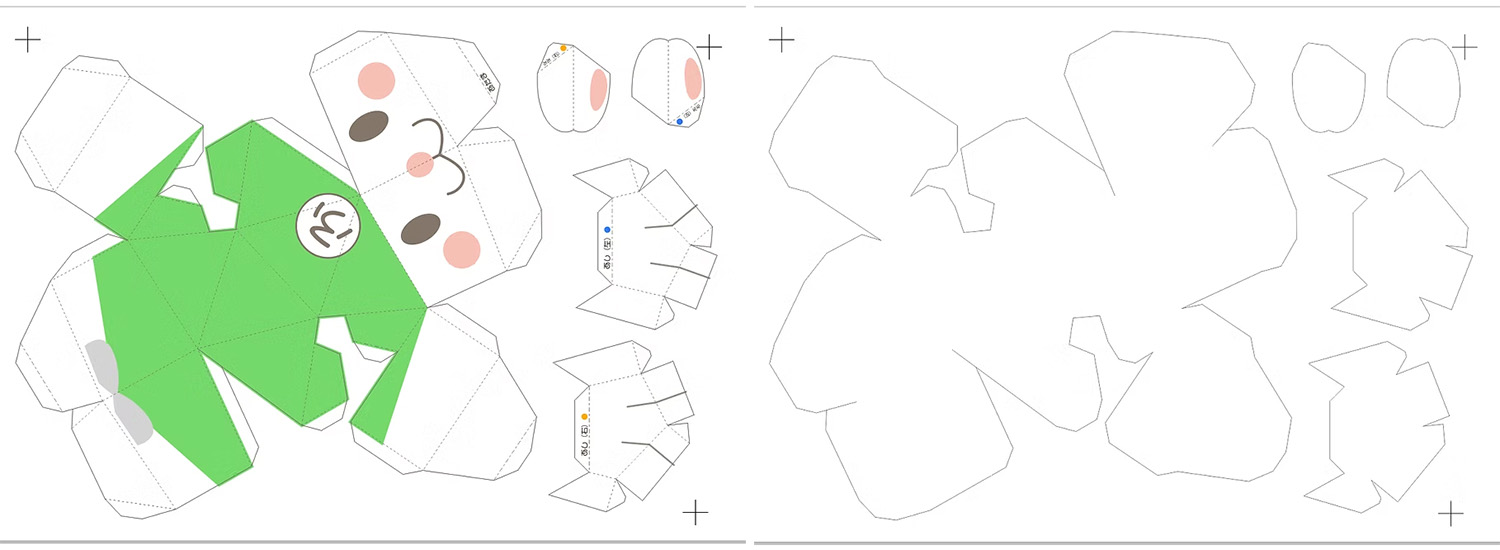 CorelDRAWでのデータ準備画面