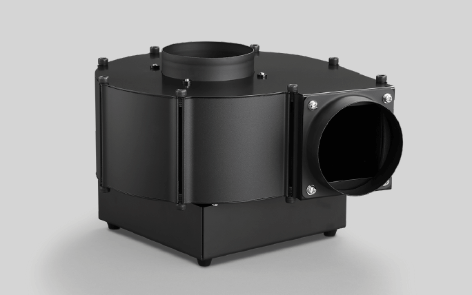 CO2と同様の排煙ファンを標準装備